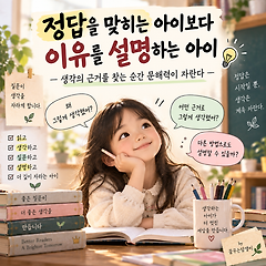 정답을 맞히는 아이보다 이유를 설명하는 아이 썸네일