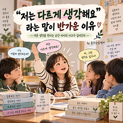 “저는 다르게 생각해요”라는 말이 반가운 이유 썸네일