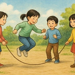 고무줄 하나로 이어진 마음 썸네일