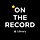 ON THE RECORD 프로필