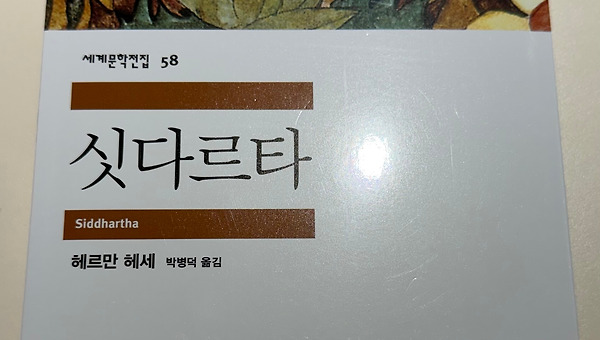 [서평] 싯다르타 - 헤르만 헤세 작가님