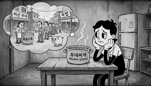 꿀꿀한 날의 부대찌개
