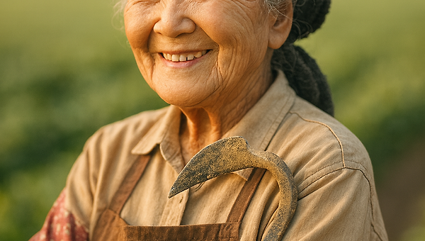 호미는 엄마 자신이었다.