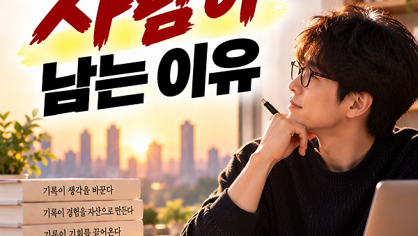결국 기록하는 사람이 남는 이유