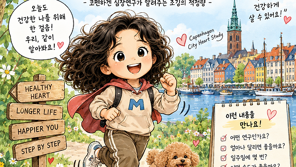 [쫄보원더우먼도 처음입니다 건강편: 달리기 효과]