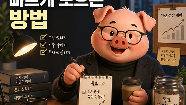 목돈을 빠르게 모으는 방법
