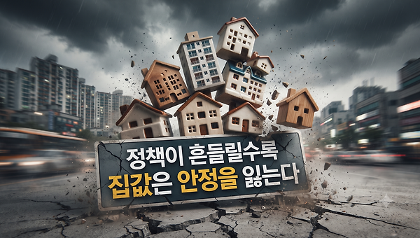 정바카라이 흔들릴수록 집값은 안정을 잃는다