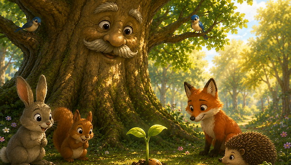 The Giant Tree and the Little 