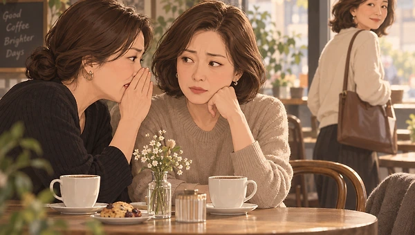 내 앞에서 남을 욕하는 친구가 있다면.....
