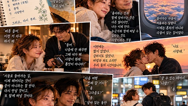 우리는 함께 떠나는 사람이 되었다
